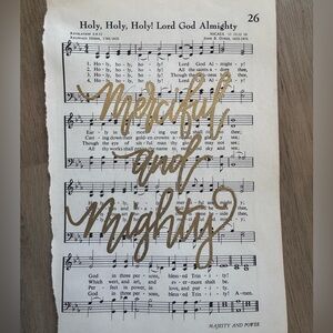 Holy, Holy, Holy! Hymnal Sheet